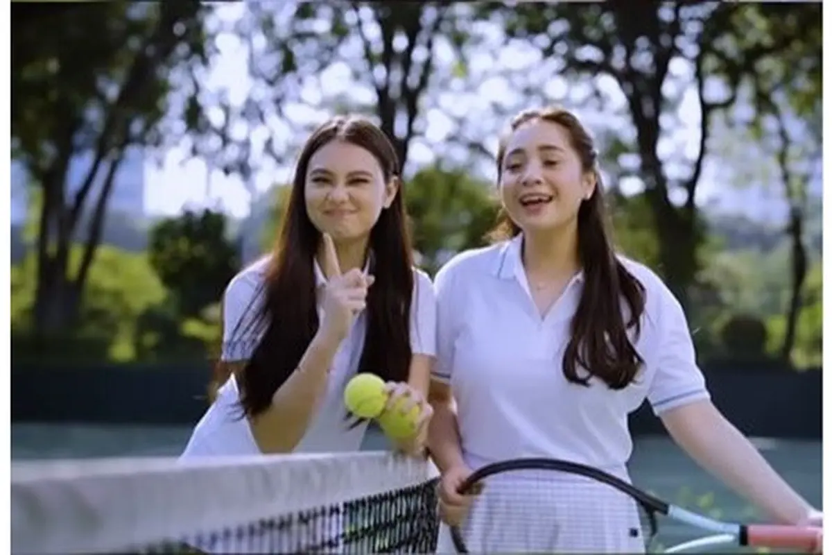 6 Potret Kompak Nagita Slavina dan Gege Elisa, Jadi Pasangan di Lagi-Lagi Tenis