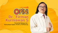 Pemerhati Budaya dan Komunikasi Digital, Pendiri LITEROS.org, Dr. Firman Kurniawan S.