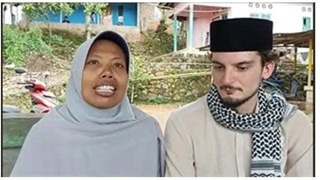 Viral Ustazah Asal Lombok Dinikahi Bule Belgia, Sampai Salat Istikharah 7 Kali