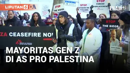 VIDEO: Mayoritas Gen Z di Amerika Serikat Pro Palestina