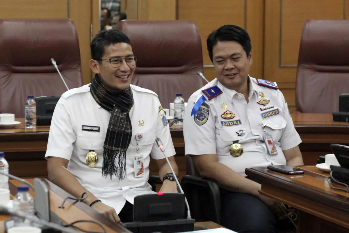 Sandiaga Uno Temui Perwakilan Sopir Angkot