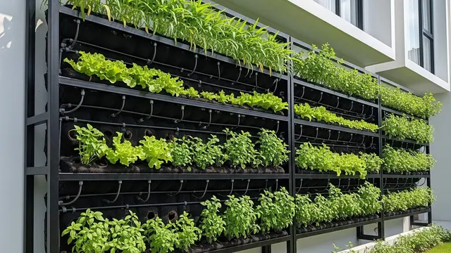 desain edible garden outdoor yang tahan panas dan hujan