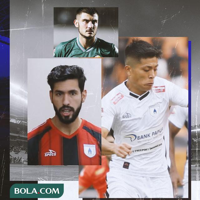 Persipura Jayapura - Henrique Motta, Yevhen Bokhashvili, Takuya Matsunaga
