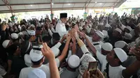Capres Anies Baswedan kampanye Pemilu 2024 di Medan, Sumatra Utara (Sumut), Minggu (3/12/2023). (Foto: Liputan6.com/ Fachrur Rozie)
