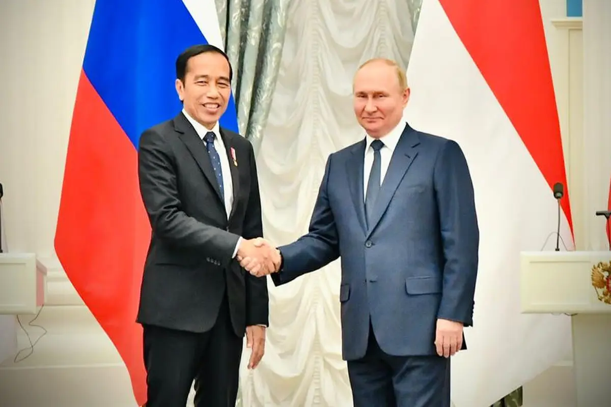 Presiden Jokowi Bertemu Vladimir Putin