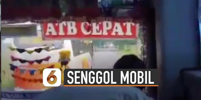 VIDEO: Viral Bus Ugal-Ugalan Hingga Senggol Mobil Elf