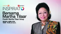 Dr. Martha Tilaar pengusaha sukses yang bergerak di bidang kosmetika dan jamu ini sungguh menginspirasi banyak orang.