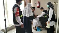 KKHI Makkah melakukan skrining dan identifikasi jemaah haji sakit yang bisa mengikuti layanan safari wukuf di Arafah. (FOTO: MCH PPIH ARAB SAUDI 2023)
