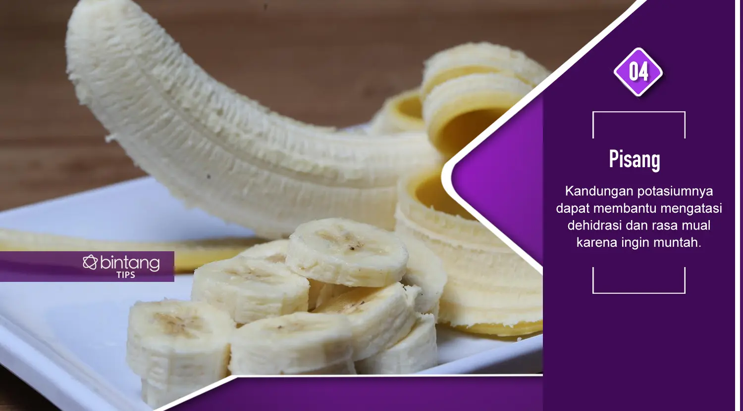 Makanan yang bisa bantu hilangkan rasa mual. (Foto: Adrian Putra, Digital Imaging: Nurman Abdul Hakim/Bintang.com)