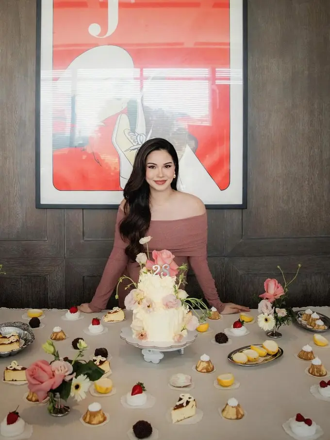 Potret Acara Ultah dan Baby Shower Alyssa Daguise yang Menampilkan Sisi Romantis Al Ghazali