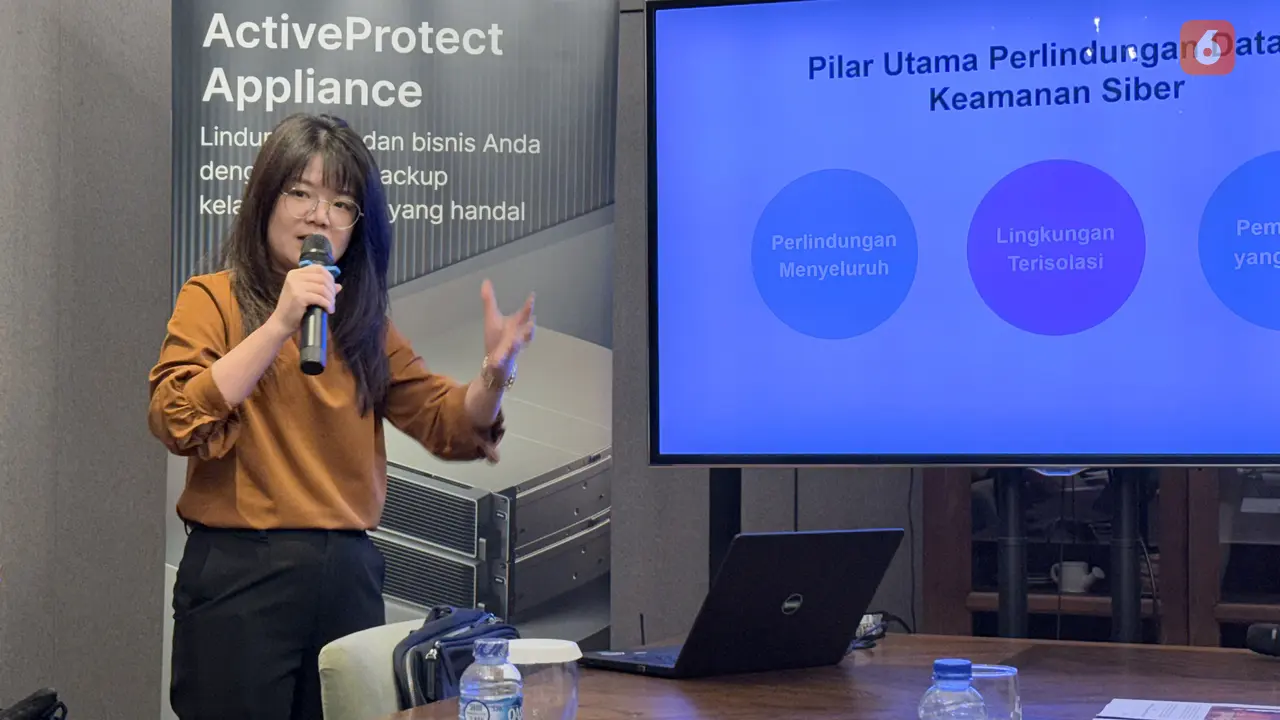 Country Manager Synology Indonesia, Clara Hsu. Liputan6.com/Iskandar