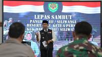 Gubernur Jawa Barat Ridwan Kamil menghadiri pisah sambut Pangdam III/Siliwangi di Makodam III/Siliwangi, Kota Bandung, Sabtu (21/8/2021). (Foto: Biro Adpim Jabar)
