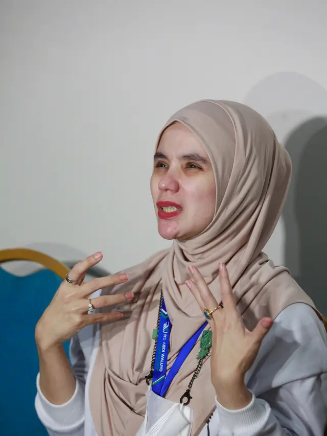 Aldila Jelita istri Indra Bekti (Foto: KapanLagi.com/Muhammad Akrom Sukarya)
