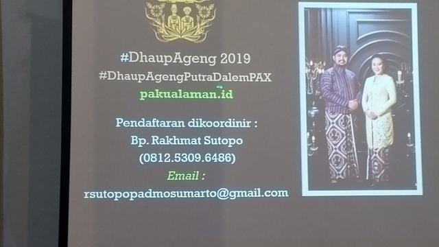 Pakualaman bersiap gelar Dhaup Ageng
