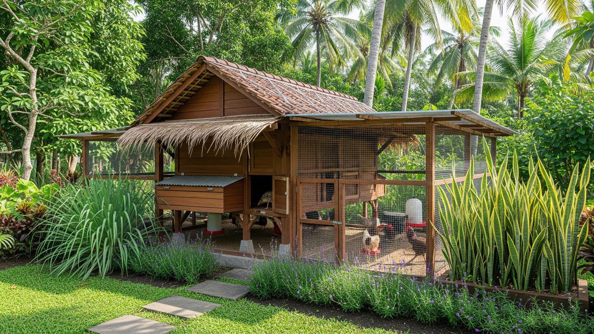 Cara Menanam Tanaman di Sekitar Kandang Ayam Agar Bau Berkurang