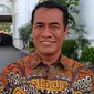 Mantan Menteri Pertanian Andi Amran Sulaiman di Istana Kepresidenan Jakarta, Jumat (15/9/2023). (Liputan6.com/ Lizsa Egeham)