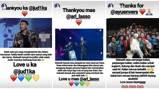 [Bintang] 6 Ungkapan Ayu untuk Juri Indonesia Idol dan Fans