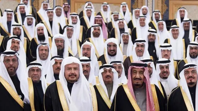 Keluarga kerajaan Arab Saudi. (Saudi Press Agency)