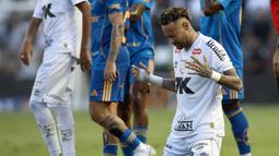 Nama Neymar Jr tak masuk dalam nama skuad yang akan dibawa Ancelotti sebagai persiapan terakhir jelang turnamen tertinggi sepak bola empat tahunan tersebut. (AFP/Miguel Schincariol)