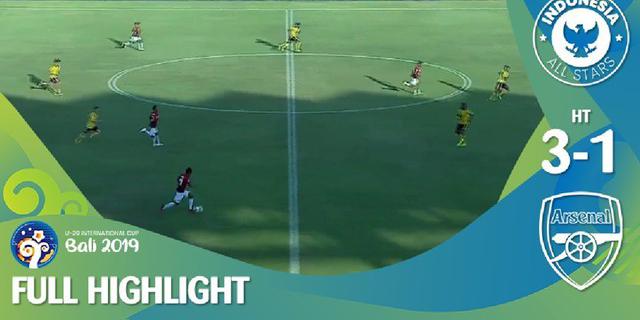 VIDEO: Highlights U-20 International Cup 2019, Indonesia All Stars Vs Arsenal 3-1