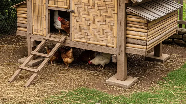 Model Kandang Ayam Ramah Lingkungan dari Bahan Daur Ulang (AI)