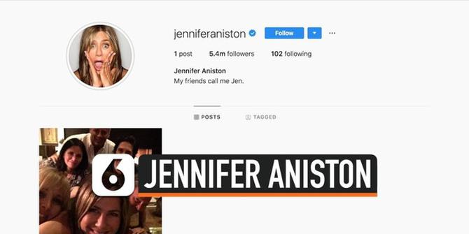 VIDEO: Akhirnya, Jennifer Aniston Punya Akun Instagram