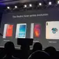 Steven Shi, Head of South Pasific Region and Xiaomi Indonesia Country Manager merilis Xiaomi Redmi Note 6 Pro di Jakarta, Selasa (6/11/2018). Liputan6.com/ Agustin Setyo Wardani