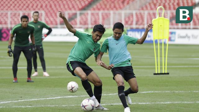 Latihan Timnas Indonesia