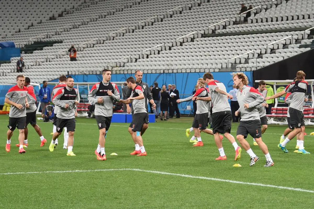Latihan Timnas Kroasia