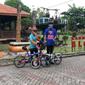 Ganjar Pranowo dan istri mengunjungi Grand Maerakaca sambil bersepeda (Dok.Instagram/@grandmaerakaca/https://www.instagram.com/p/CCiv7WOHaVZ/Komarudin)