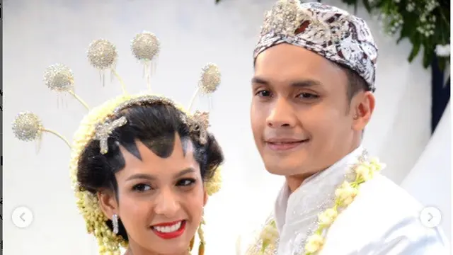 Randy Pangalila dan Alisia Rininta jalani adegan pernikahan di sinetron Takdir Cinta yang Kupilih (foto: instagram sinemart_ph)