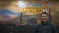 Pemain Timnas Indonesia, Evan Dimas, usai menonton laga Liga Premier Malaysia antara Felcra FC melawan PDRM di Stadion Shah Alam, Selangor, Jumat (2/2/2018). Kedua klub bermain imbang 1-1. (Bola.com/Vitalis Yogi Trisna)