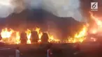 Lagi-lagi salah satu destinasi wisata Nusa Tenggara Timur rata dilalap sijago merah.