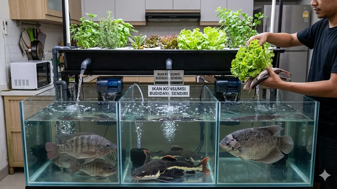 Jenis Ikan yang Bisa Dibudidayakan di Akuarium Besar untuk Konsumsi. AI