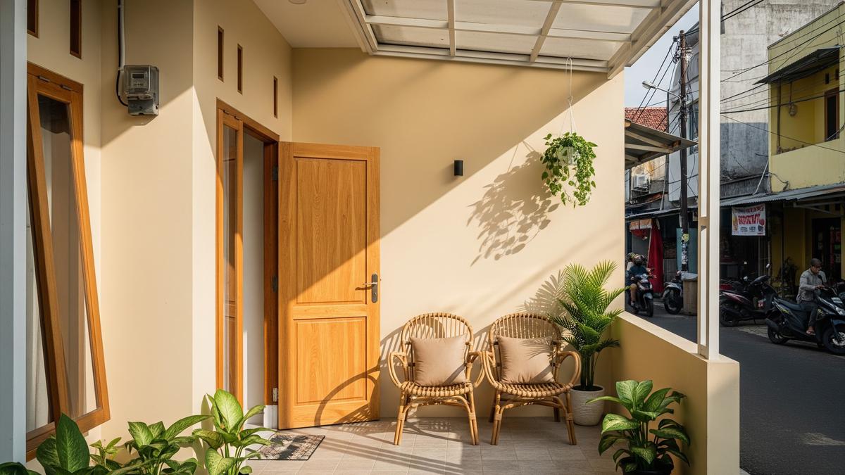 10 Warna Cat Teras Minimalis Tidak Norak Meski Rumah Kecil, Inspirasi yang Elegan dan Timeless