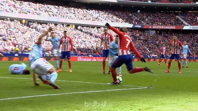 Atletico Madrid 3-0 Celta Vigo | Liga Spanyol | Highlight Pertandingan dan Gol-gol