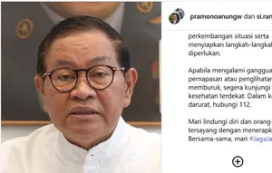 Abu Anak Krakatau Sampai ke Jakarta, Pramono Imbau Warga Lakukan 5 M