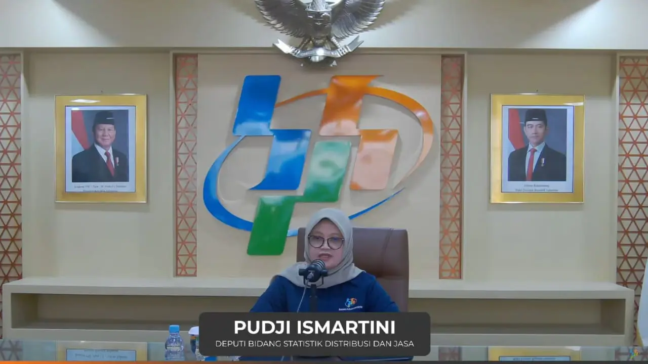 Deputi Bidang Statistik Distribusi dan Jasa BPS Pudji Ismartini