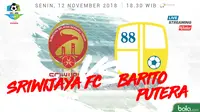 Liga 1 2018 Sriwijaya FC Vs Barito Putera (Bola.com/Adreanus Titus)