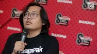 Founder dan CEO  Bukalapak Achmad Zaky memberikan keterangan kepada awak media saat merayakan HUT ke-8 Bukalapak di Jakarta, Rabu (10/1). (Liputan6.com/Faizal Fanani)