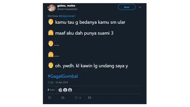 Drama Netizen Soal 'Gagal Gombal'