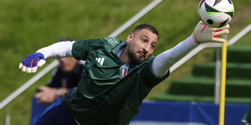 Latihan Timnas Italia untuk Euro 2024