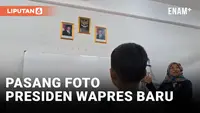 SDN 01 DURI KOSAMBI CENGKARENG PASANG FOTO PRESIDEN DAN WAPRES PRABOWO-GIBRAN