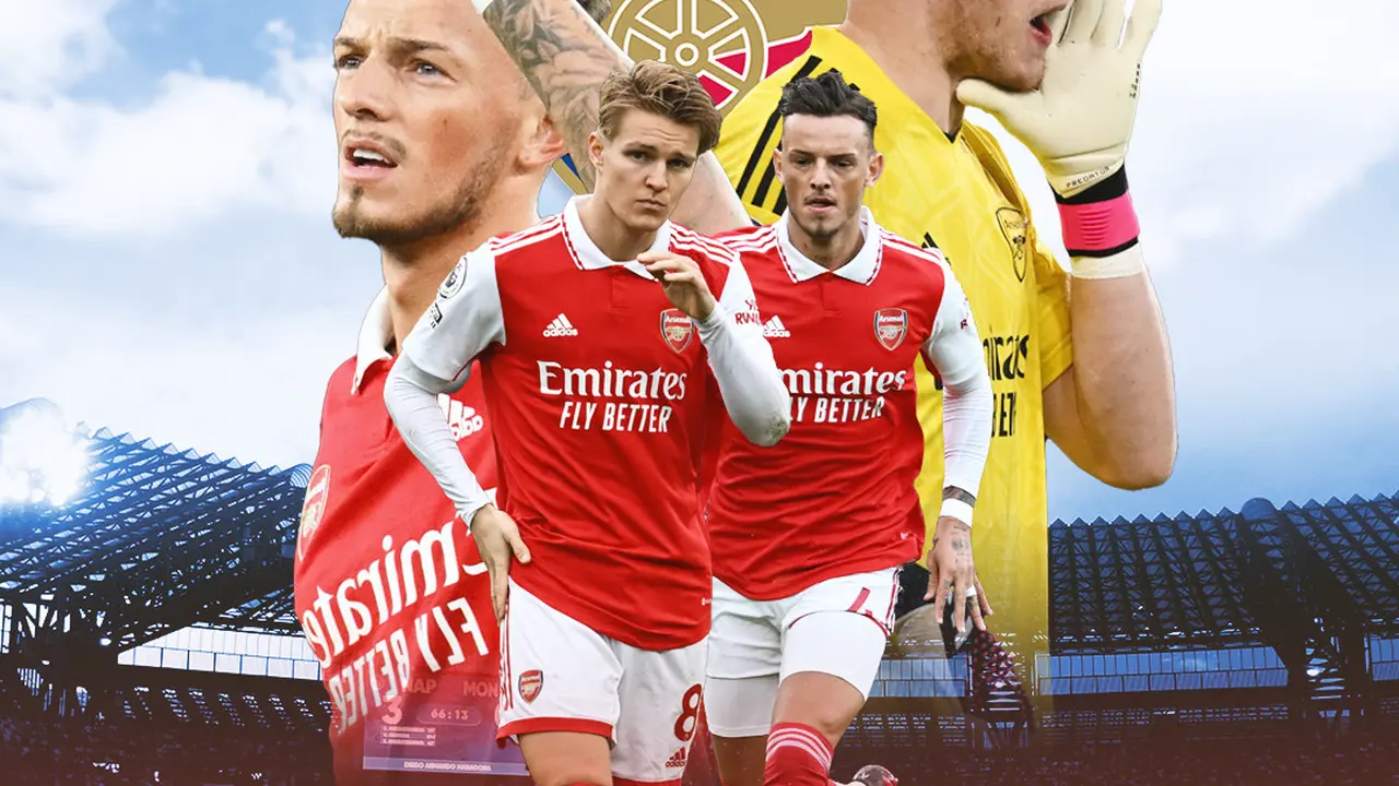 Arsenal - Martin Odegaard, Aaron Ramsdale, Ben White, Gabriel Magalhaes
