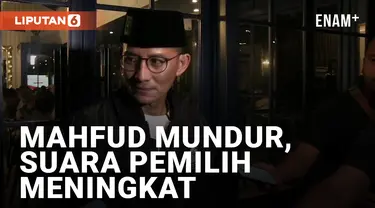 Sandiaga Uno Sebut Mahfud Mundur Tingkatkan Suara Pemilih