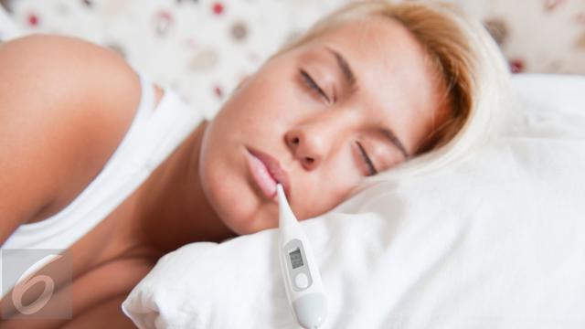 Ilustrasi Sakit Flu dan Demam