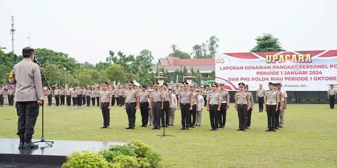Polda Riau Patsus 118 Personel, 2 Polisi Dipecat Selama 2023