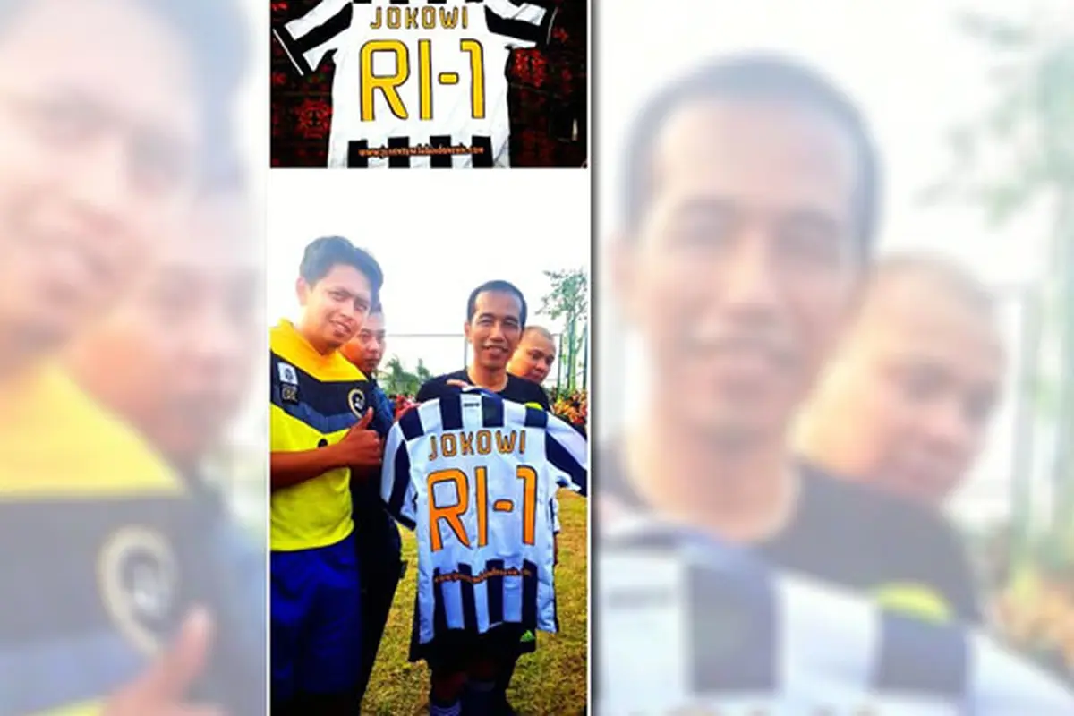 Jokowi dapat jersey Juventus