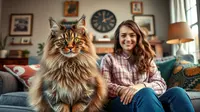 Ciri-Ciri Kucing Maine Coon, Berikut Karakteristik Unik Si Raksasa Lembut