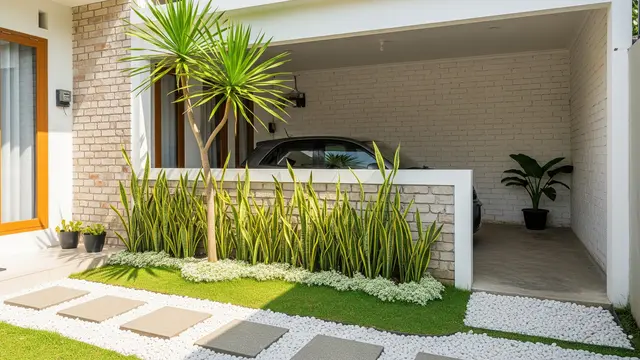 Gambar Desain Garasi Mobil Samping Rumah
